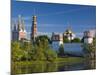 Russia, Moscow, Khamovniki-Area, Novodevichy Monastery-Walter Bibikow-Mounted Photographic Print