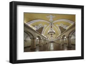 Russia, Moscow, Komsomolskaya Metro-ClickAlps-Framed Photographic Print