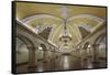 Russia, Moscow, Komsomolskaya Metro-ClickAlps-Framed Stretched Canvas