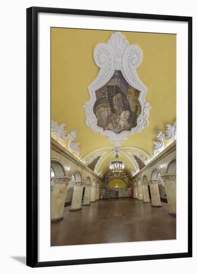 Russia, Moscow, Komsomolskaya Metro-ClickAlps-Framed Premium Photographic Print