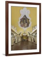 Russia, Moscow, Komsomolskaya Metro-ClickAlps-Framed Photographic Print