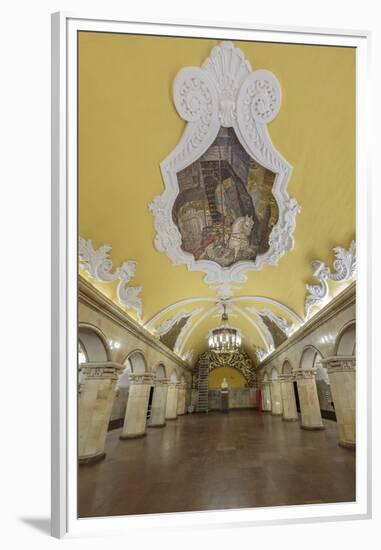 Russia, Moscow, Komsomolskaya Metro-ClickAlps-Framed Premium Photographic Print