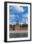 Russia, Moscow, Kremlin, View of Fortified Citadel and Moskva River-null-Framed Giclee Print