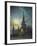 Russia, Moscow, Night in Moscow, Spasskaya Tower-null-Framed Giclee Print