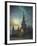 Russia, Moscow, Night in Moscow, Spasskaya Tower-null-Framed Giclee Print