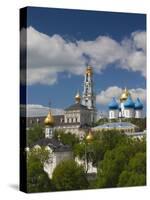 Russia, Moscow Oblast, Golden Ring, Sergiev Posad, Trinity Monastery of St. Sergius-Walter Bibikow-Stretched Canvas