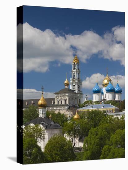 Russia, Moscow Oblast, Golden Ring, Sergiev Posad, Trinity Monastery of St. Sergius-Walter Bibikow-Stretched Canvas
