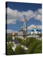 Russia, Moscow Oblast, Golden Ring, Sergiev Posad, Trinity Monastery of St. Sergius-Walter Bibikow-Stretched Canvas