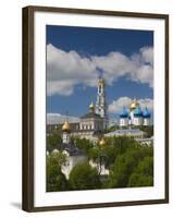 Russia, Moscow Oblast, Golden Ring, Sergiev Posad, Trinity Monastery of St. Sergius-Walter Bibikow-Framed Photographic Print