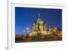 Russia, Moscow, Red Square, Kremlin, St. Basil's Cathedral-ClickAlps-Framed Photographic Print