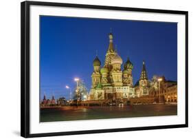 Russia, Moscow, Red Square, Kremlin, St. Basil's Cathedral-ClickAlps-Framed Photographic Print