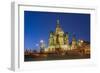 Russia, Moscow, Red Square, Kremlin, St. Basil's Cathedral-ClickAlps-Framed Photographic Print