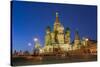 Russia, Moscow, Red Square, Kremlin, St. Basil's Cathedral-ClickAlps-Stretched Canvas