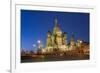 Russia, Moscow, Red Square, Kremlin, St. Basil's Cathedral-ClickAlps-Framed Photographic Print