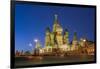 Russia, Moscow, Red Square, Kremlin, St. Basil's Cathedral-ClickAlps-Framed Photographic Print