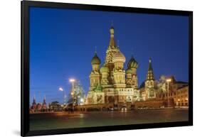 Russia, Moscow, Red Square, Kremlin, St. Basil's Cathedral-ClickAlps-Framed Photographic Print