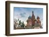 Russia, Moscow, Red Square, St. Basil's Cathedral-ClickAlps-Framed Photographic Print