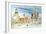 Russia, Moscow, Red Square with Kremlin Wall and Saint Basil's Cathedral-null-Framed Giclee Print