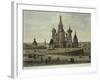 Russia, Moscow, Red Square with Saint Basil's Cathedral-null-Framed Giclee Print