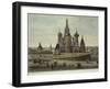 Russia, Moscow, Red Square with Saint Basil's Cathedral-null-Framed Giclee Print