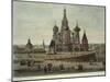 Russia, Moscow, Red Square with Saint Basil's Cathedral-null-Mounted Giclee Print