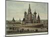 Russia, Moscow, Red Square with Saint Basil's Cathedral-null-Mounted Giclee Print
