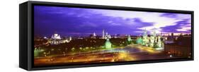 Russia, Moscow, Red Square-null-Framed Stretched Canvas