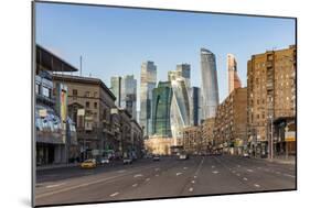 Russia, Moscow, skyscrappers of the Modern Moscow-City International business and finance developme-ClickAlps-Mounted Photographic Print