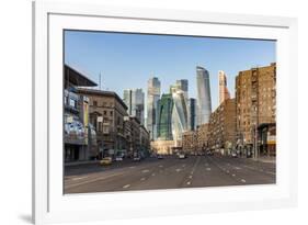 Russia, Moscow, skyscrappers of the Modern Moscow-City International business and finance developme-ClickAlps-Framed Photographic Print