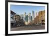Russia, Moscow, skyscrappers of the Modern Moscow-City International business and finance developme-ClickAlps-Framed Photographic Print