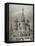 Russia, Moscow, St. Basil's Cathedral, Engraving-Tarker-Framed Stretched Canvas