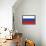 Russia National Flag Poster Print-null-Framed Poster displayed on a wall