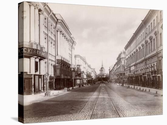 Russia, Nevsky Prospect in St. Petersburg-null-Stretched Canvas
