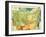 Russia - Panoramic Map-Lantern Press-Framed Art Print