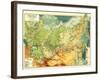 Russia - Panoramic Map-Lantern Press-Framed Art Print