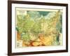 Russia - Panoramic Map-Lantern Press-Framed Art Print