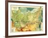 Russia - Panoramic Map-Lantern Press-Framed Art Print