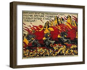 Russia: Poster, 1919-null-Framed Giclee Print