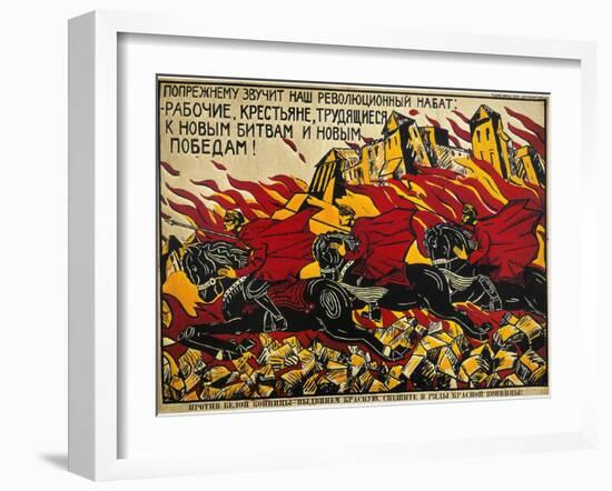 Russia: Poster, 1919-null-Framed Giclee Print