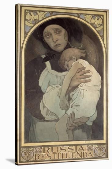 Russia Restituenda, 1922-Alphonse Mucha-Stretched Canvas