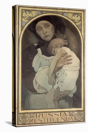 Russia Restituenda, 1922-Alphonse Mucha-Stretched Canvas
