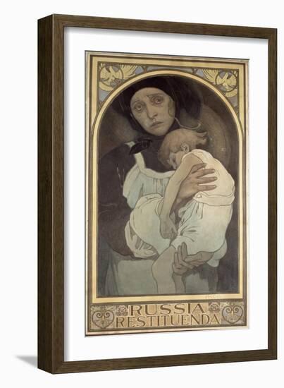 Russia Restituenda, 1922-Alphonse Mucha-Framed Giclee Print