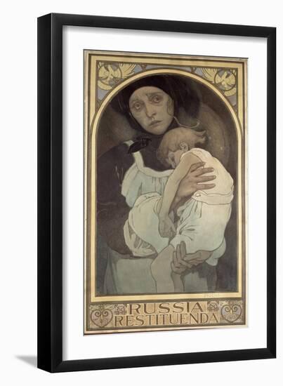 Russia Restituenda, 1922-Alphonse Mucha-Framed Giclee Print