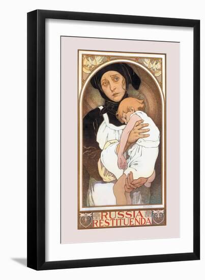 Russia Restituenda-Alphonse Mucha-Framed Art Print