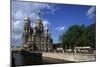 Russia, Saint Petersburg, Church of the Resurrection of Christ Along Griboedov Canal-null-Mounted Giclee Print
