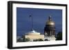 Russia, Saint Petersburg, Historic Centre, Admiralty Building and Dome of Saint Isaac's Cathedral-null-Framed Giclee Print