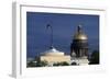 Russia, Saint Petersburg, Historic Centre, Admiralty Building and Dome of Saint Isaac's Cathedral-null-Framed Giclee Print