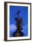 Russia, Saint Petersburg, Palace Square, Bronze Angel-null-Framed Giclee Print