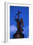 Russia, Saint Petersburg, Palace Square, Bronze Angel-null-Framed Giclee Print