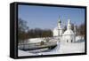 Russia, Sergiyev Posad, Trinity Monastery of St Sergius-null-Framed Stretched Canvas